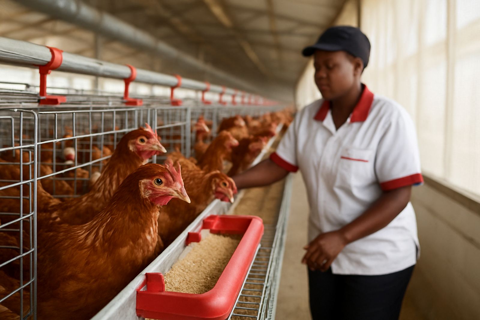 Rearing Pullet Cages